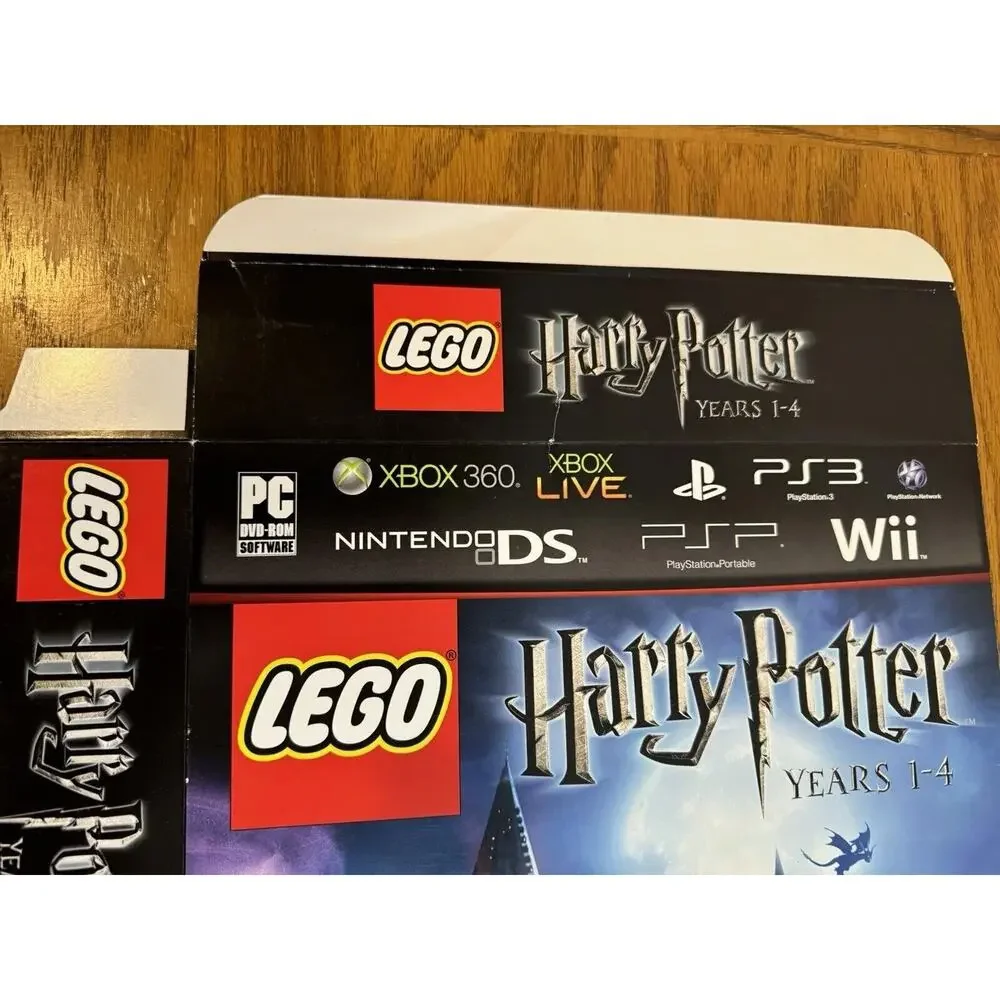Lego And Xbox Harry Potter Promo Cardboard Box 24”x14”